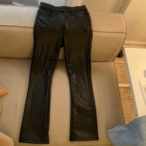 Mother leather jeans
